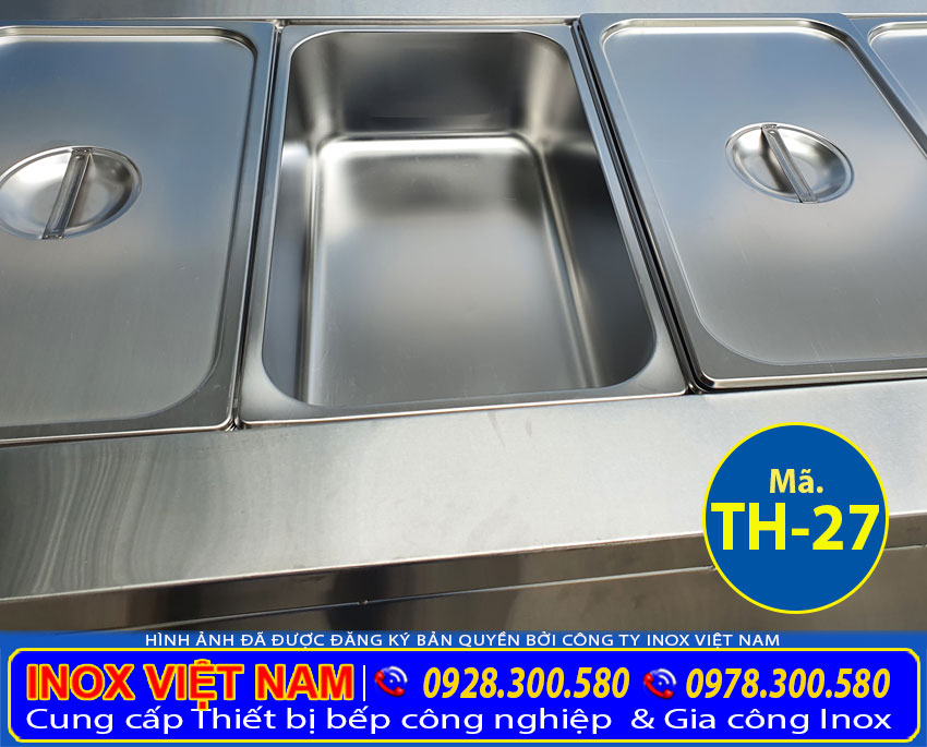 Khay GN tủ hâm nóng thức ăn loại 3 khay