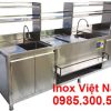 Quầy pha chế trà sữa inox