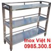 Kệ inox 3 tầng phẳng