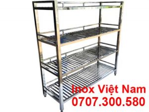 Kệ inox 4 tầng nhà bếp
