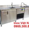 Quầy trà sữa inox QB-25