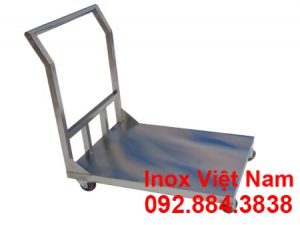 Xe đẩy inox 1 tầng inox 304 XDI-01