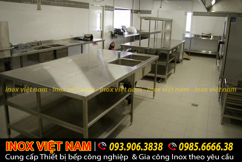 bàn bếp inox 304 - inox việt nam