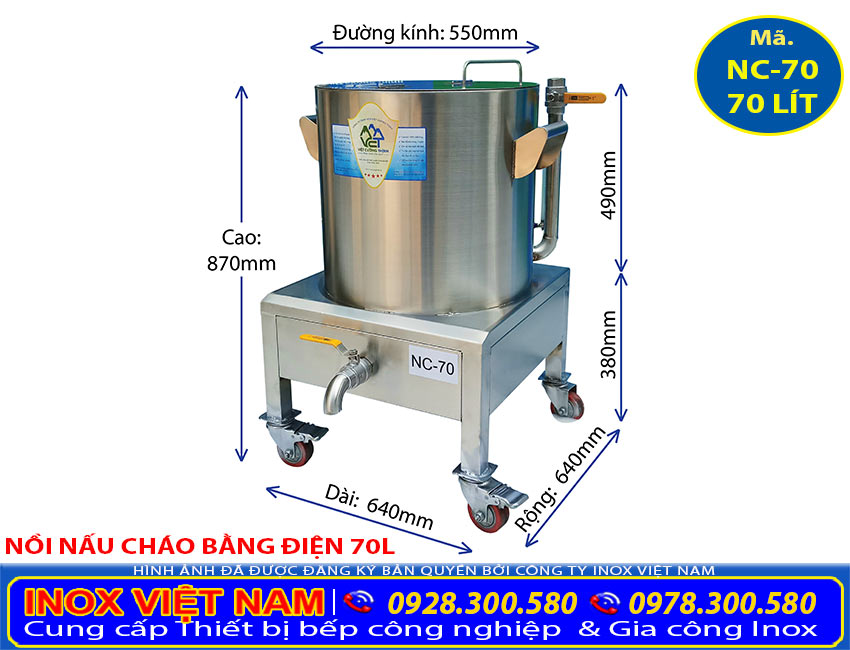 noi-chao-cong-nghiep-bang-dien-70l