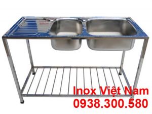 chau-rua-2-hoc-inox-304-co-khung-chan-su-dung-gia-dinh