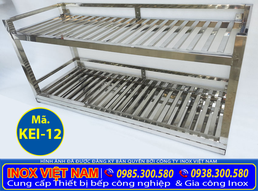 Kệ Bếp Inox 2 Tầng Treo Tường Giá Tốt Nhất