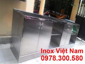 Tủ Đựng Chén Bát Bằng Inox Nhiều Tầng Nhiều Ngăn -TU19002