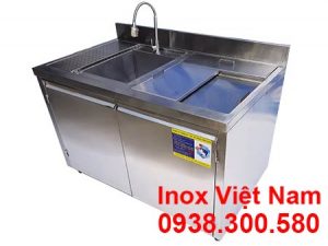 Thùng Chứa Đá Inox Quầy Bar 1m2 QB-16