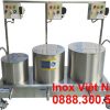 Bộ 3 nồi nấu phở bằng điện liền bệ 30l - 70l - 90l