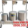 Bộ 3 nồi nấu phở liền bệ 30l 80l 100l