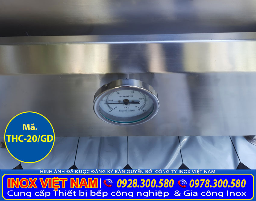 Đồng hồ tủ nấu cơm công nghiệp bằng điện và gas