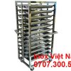 Xe đẩy inox 12 khay