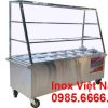 Tủ hâm nóng thức ăn 12 khay 2 nồi 3 tầng
