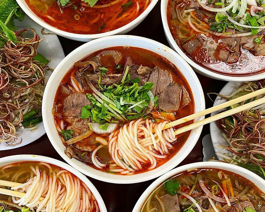 Bùn bò Huế đúng vị truyền thống