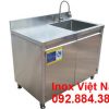 Tủ inox có bồn rửa cánh trái TUI-12