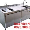 Tủ inox có bồn rửa chén bát TUI-14