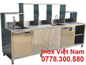 Quầy bar inox cafe QB-31