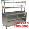 Tủ inox có kệ trên TUI-18