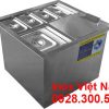 Thùng đá inox có khay topping TD-TP24