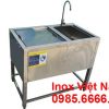 Thùng đá inox khung chân có bồn rửa TD-C1058