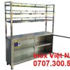 Tủ inox chứa đồ có kệ trên TUI-22