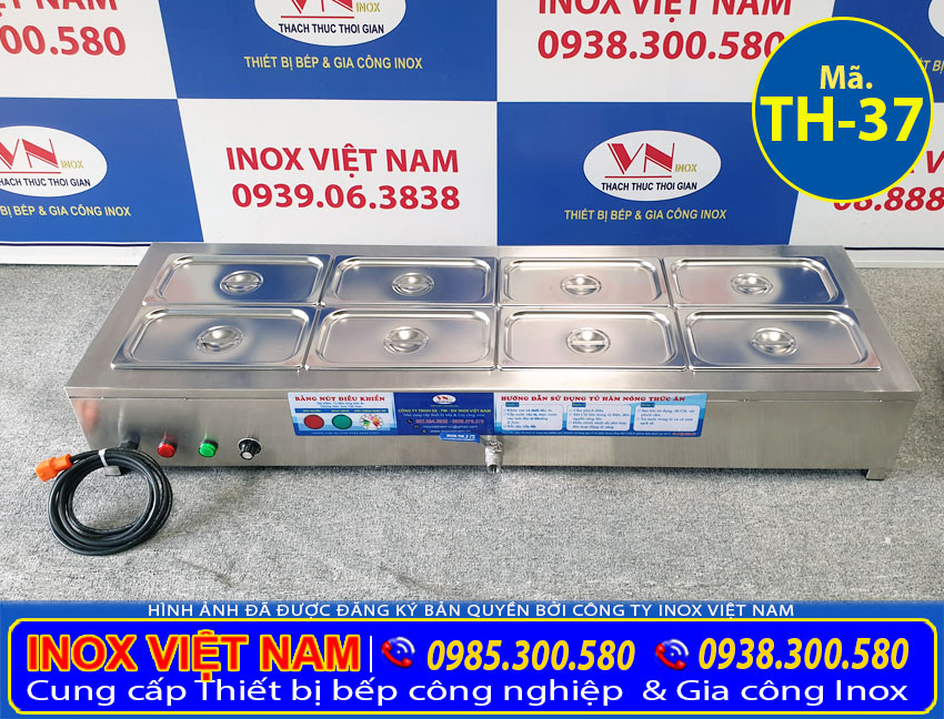 Tỷ lệ hâm nóng để bàn TH-37 thương hiệu Inox Việt Nam